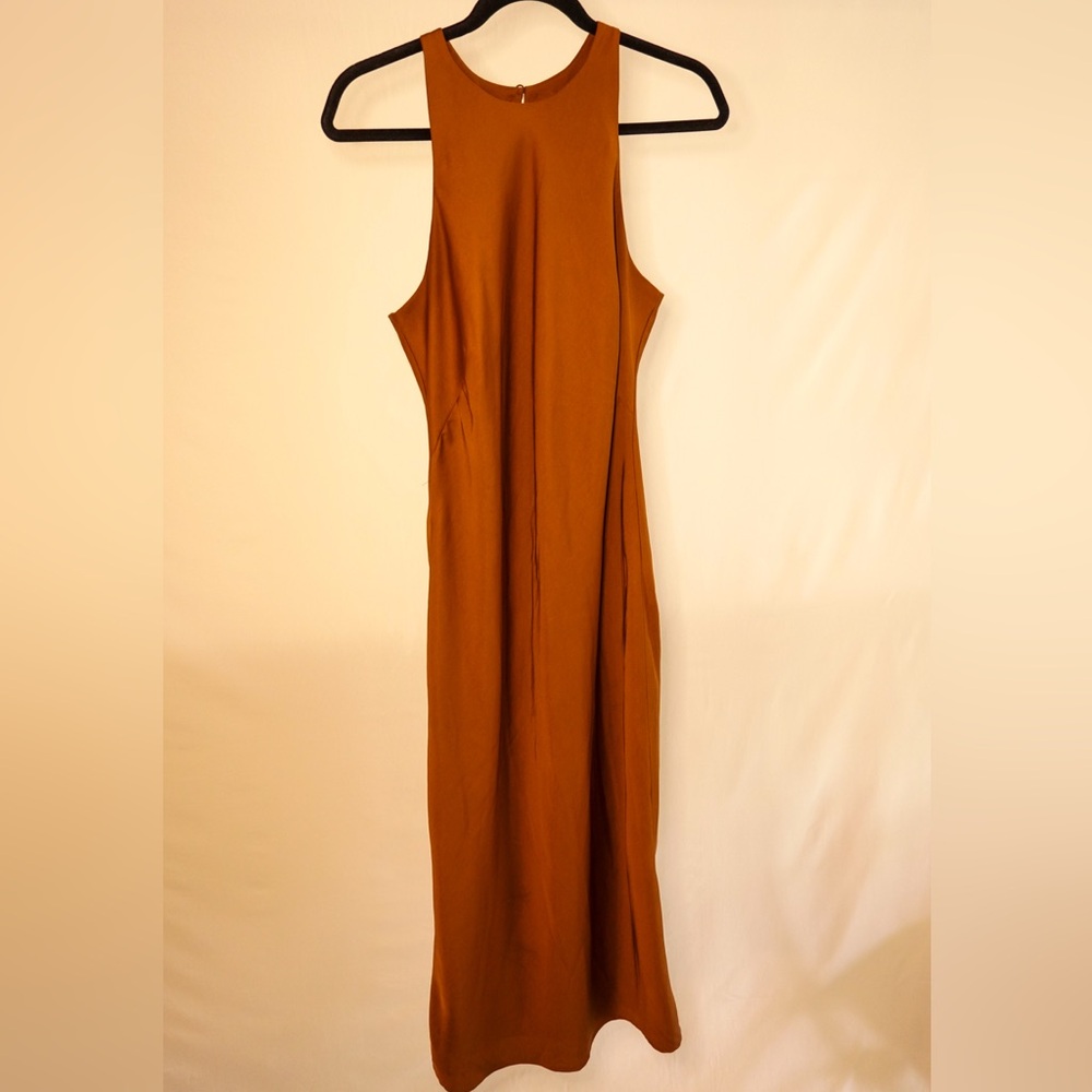 A New Day Brown Sleeveless ALine Cocktail Dress